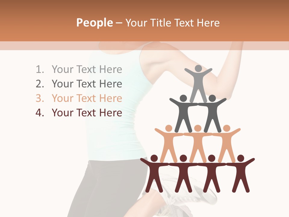 Length Muscles Sport PowerPoint Template