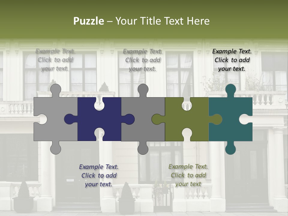 Structure English Construction PowerPoint Template