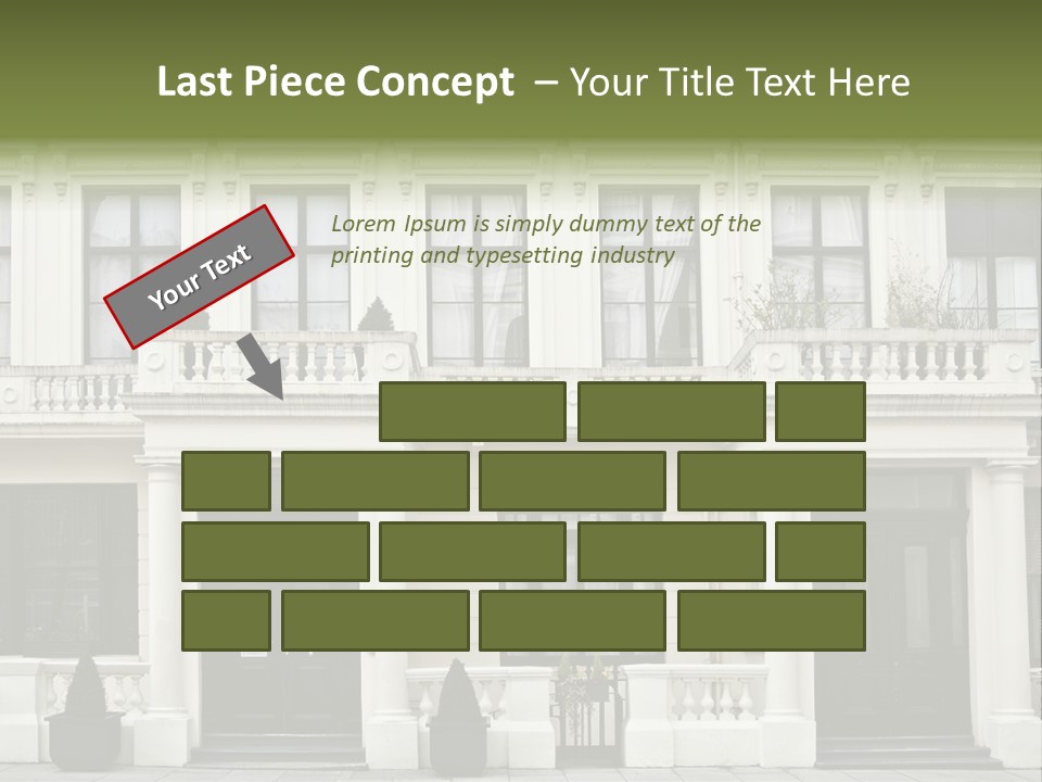 Structure English Construction PowerPoint Template