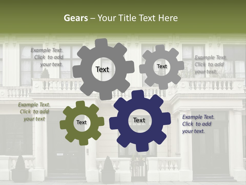 Structure English Construction PowerPoint Template
