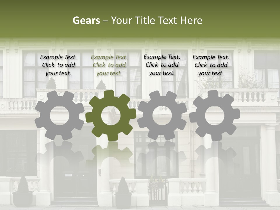 Structure English Construction PowerPoint Template