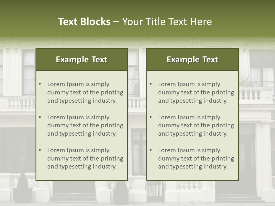 Structure English Construction PowerPoint Template