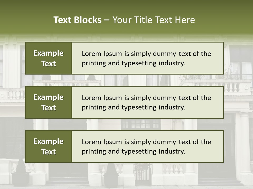 Structure English Construction PowerPoint Template