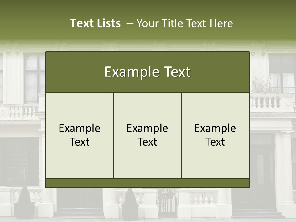 Structure English Construction PowerPoint Template