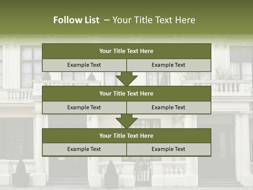 Structure English Construction PowerPoint Template