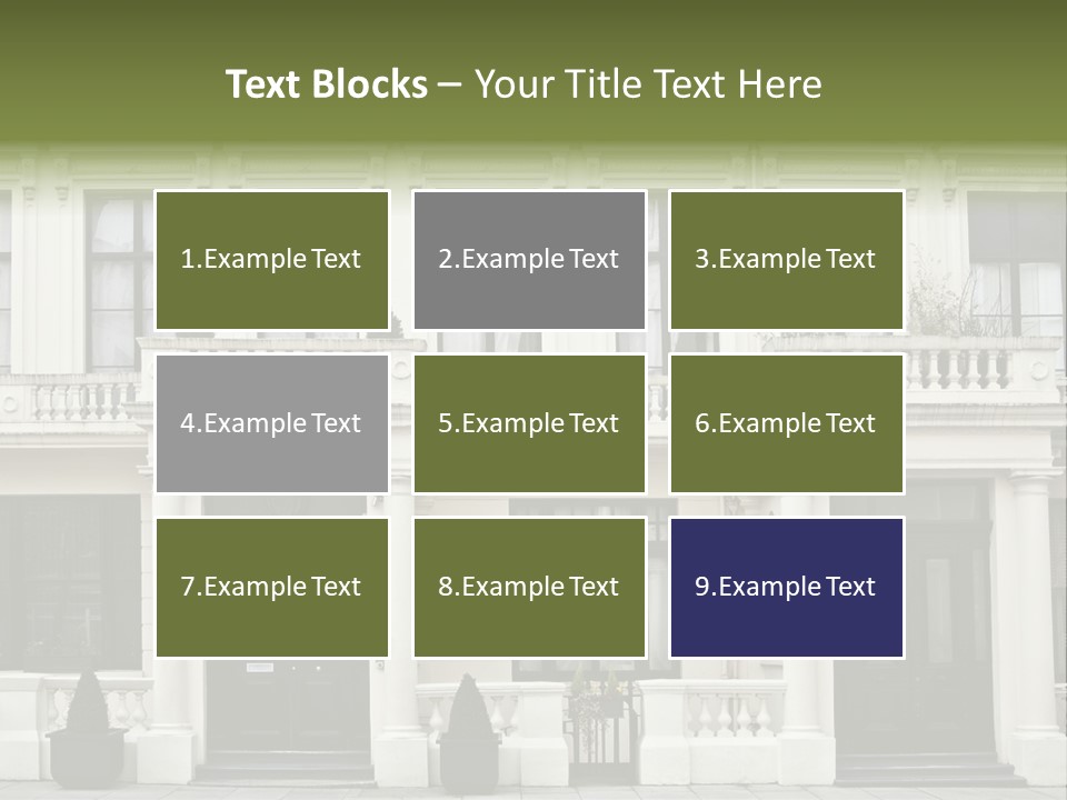 Structure English Construction PowerPoint Template
