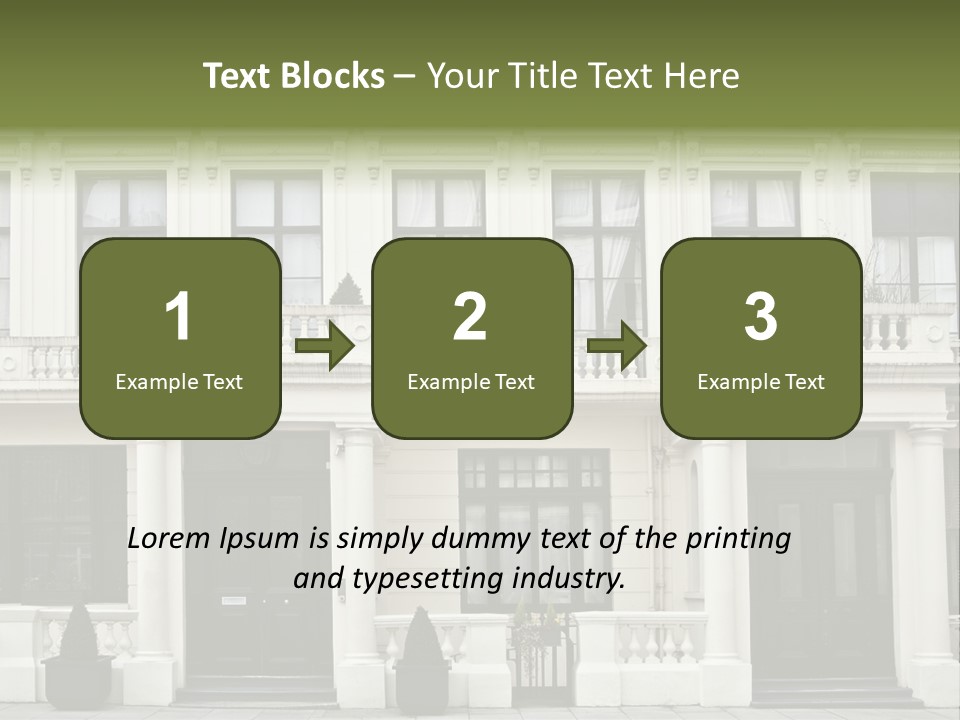 Structure English Construction PowerPoint Template