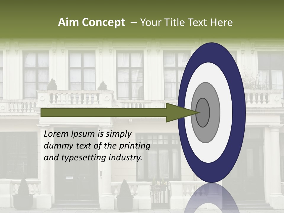Structure English Construction PowerPoint Template