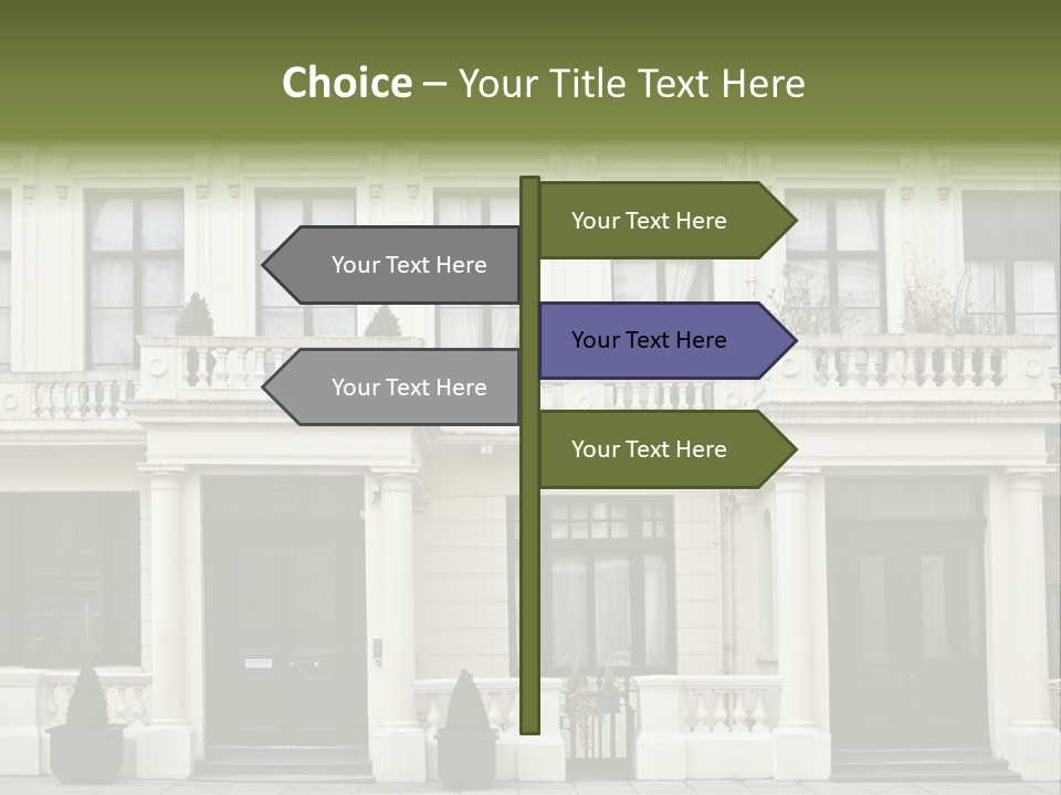 Structure English Construction PowerPoint Template