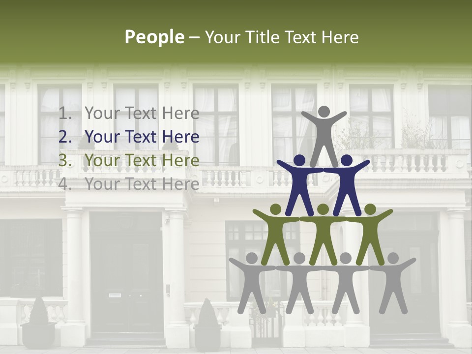 Structure English Construction PowerPoint Template