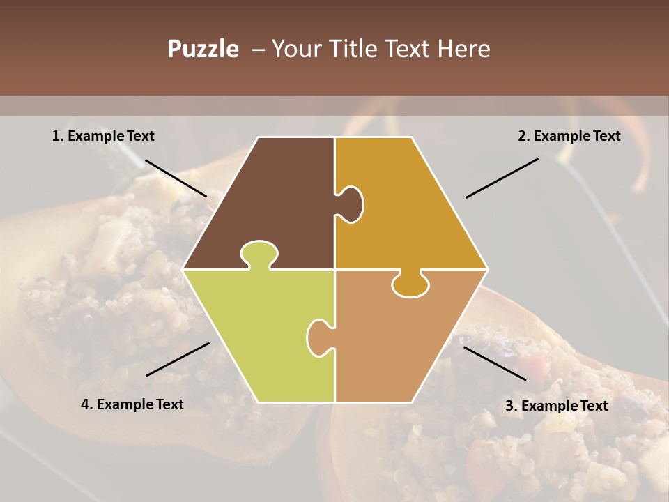 Quinoa Squash Stuffed PowerPoint Template