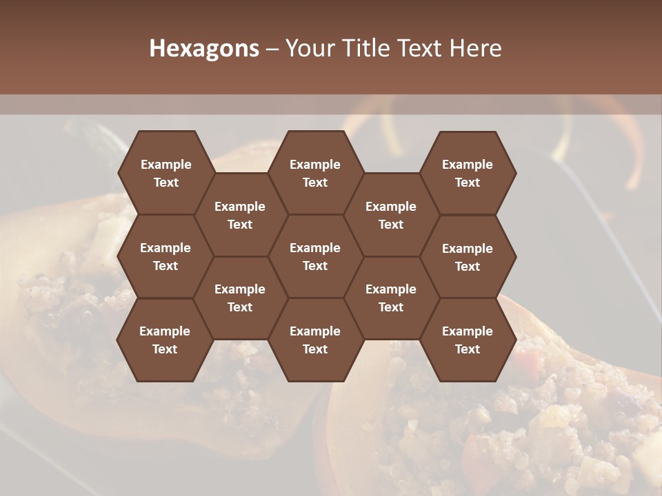 Quinoa Squash Stuffed PowerPoint Template