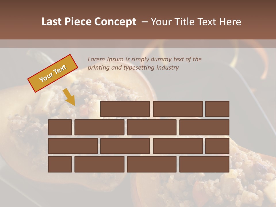 Quinoa Squash Stuffed PowerPoint Template