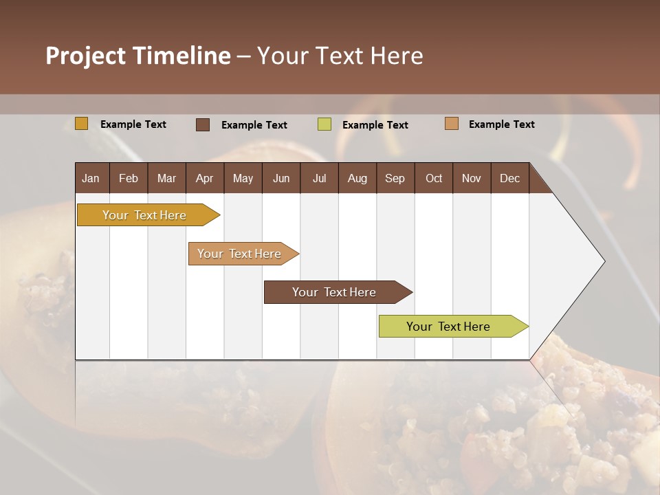 Quinoa Squash Stuffed PowerPoint Template