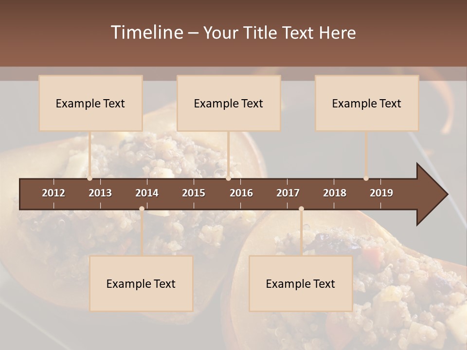 Quinoa Squash Stuffed PowerPoint Template