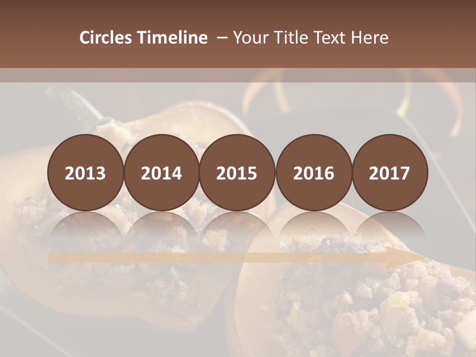 Quinoa Squash Stuffed PowerPoint Template