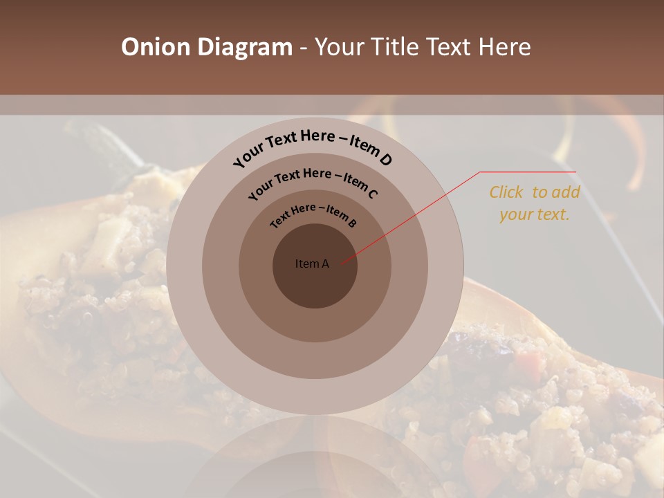 Quinoa Squash Stuffed PowerPoint Template