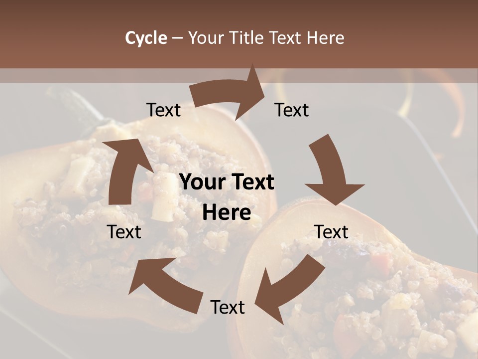 Quinoa Squash Stuffed PowerPoint Template