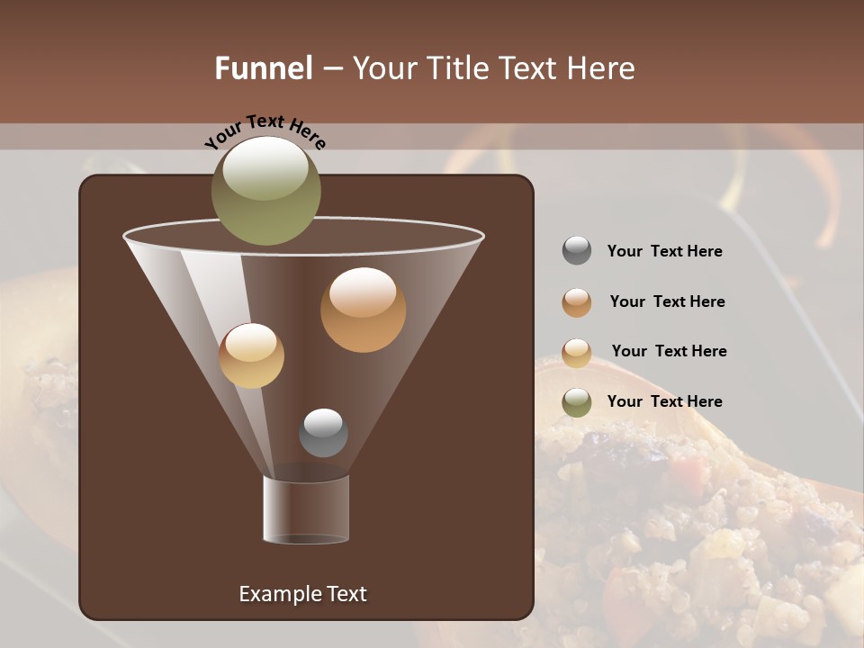 Quinoa Squash Stuffed PowerPoint Template