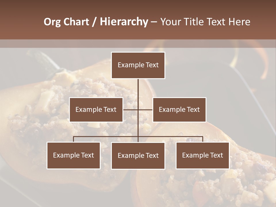 Quinoa Squash Stuffed PowerPoint Template