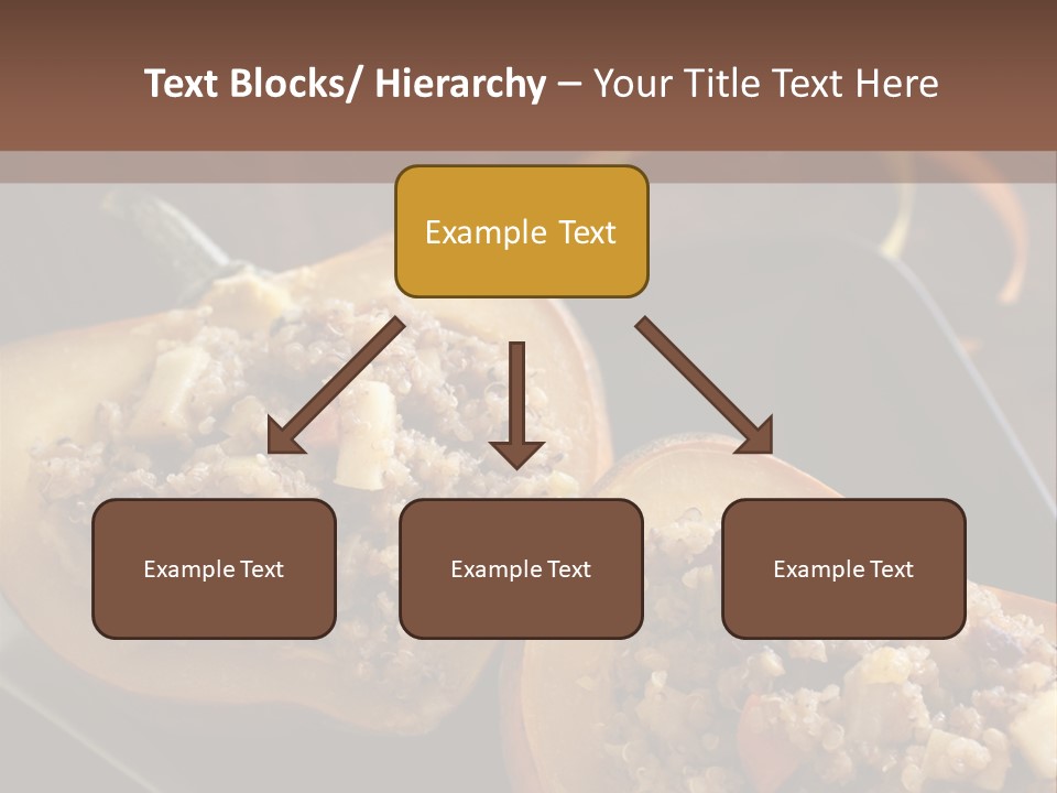 Quinoa Squash Stuffed PowerPoint Template
