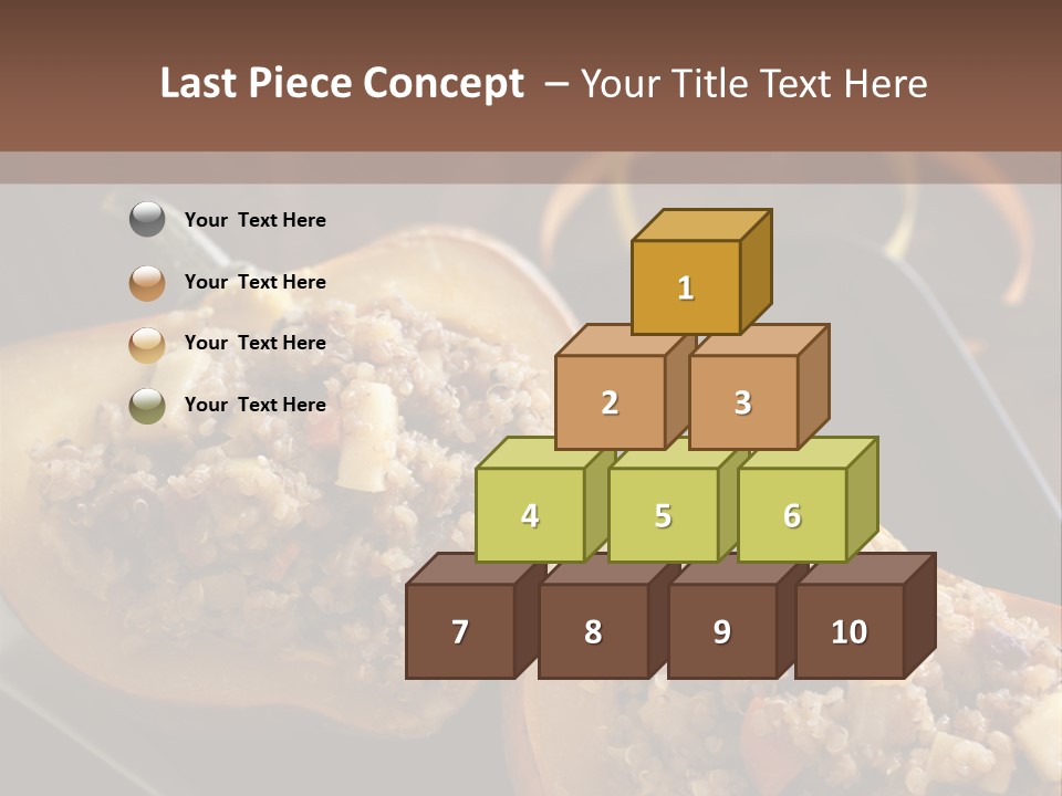 Quinoa Squash Stuffed PowerPoint Template