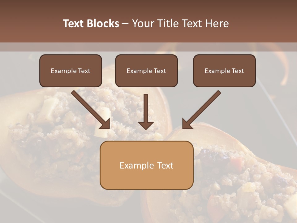Quinoa Squash Stuffed PowerPoint Template