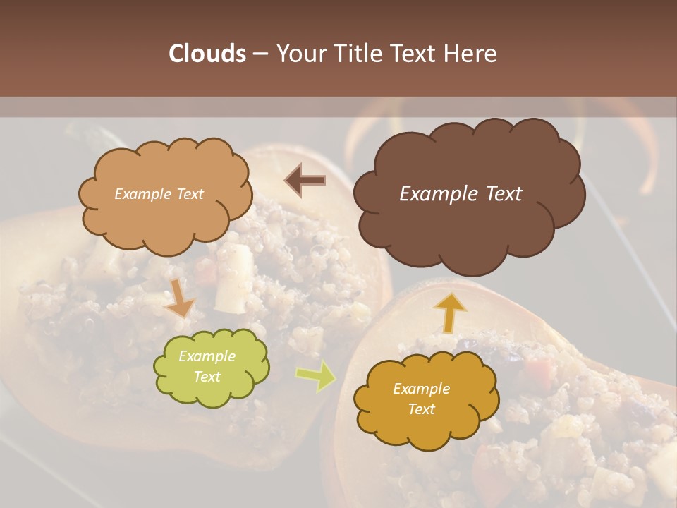Quinoa Squash Stuffed PowerPoint Template
