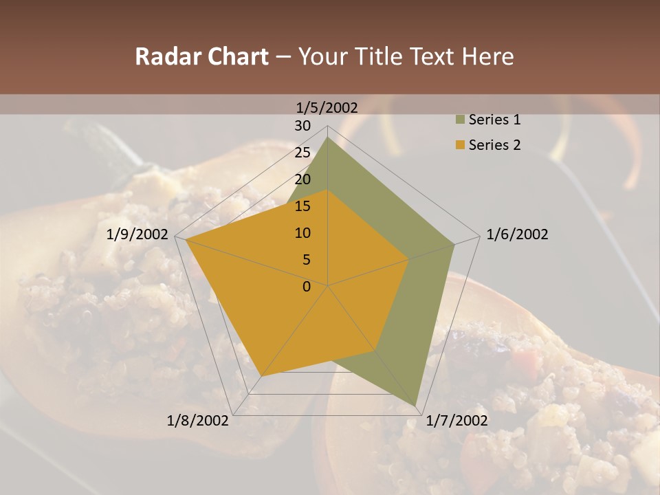 Quinoa Squash Stuffed PowerPoint Template