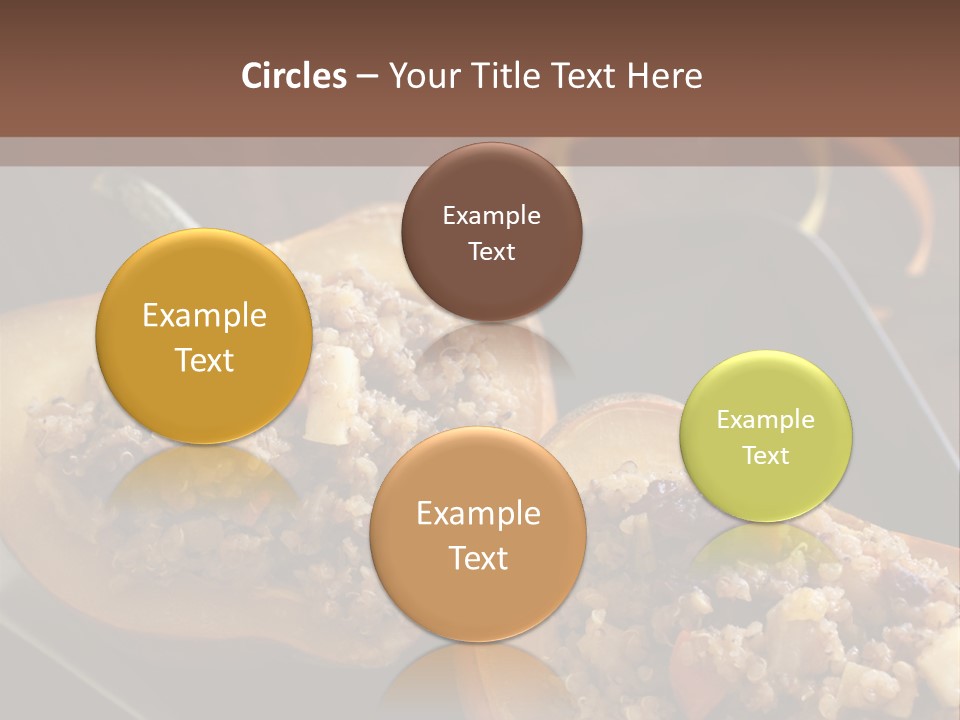 Quinoa Squash Stuffed PowerPoint Template