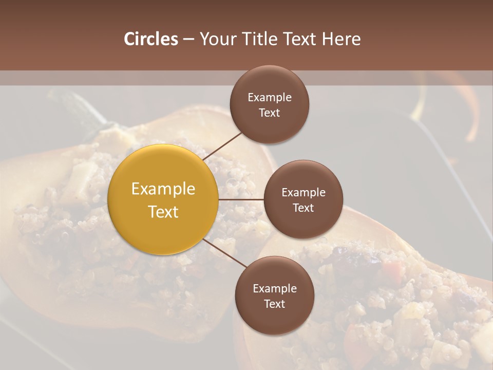 Quinoa Squash Stuffed PowerPoint Template
