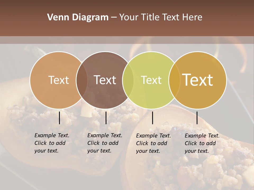 Quinoa Squash Stuffed PowerPoint Template