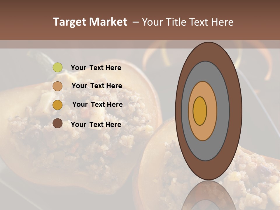 Quinoa Squash Stuffed PowerPoint Template
