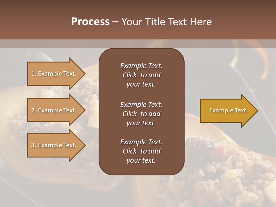 Quinoa Squash Stuffed PowerPoint Template