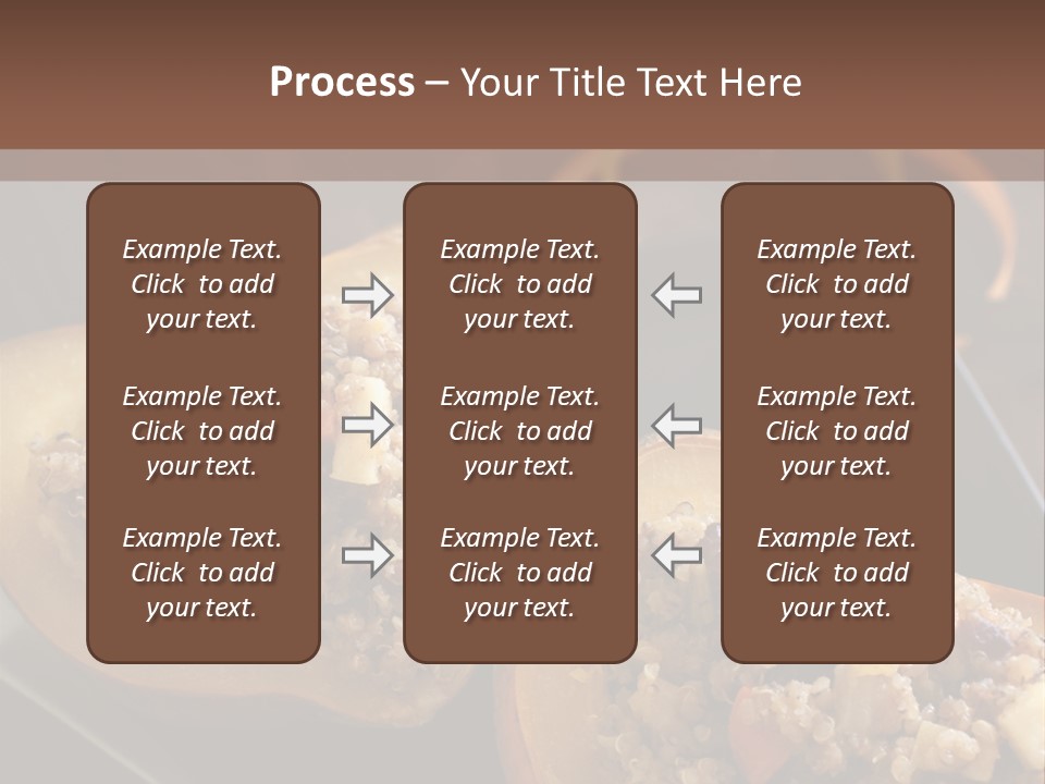 Quinoa Squash Stuffed PowerPoint Template