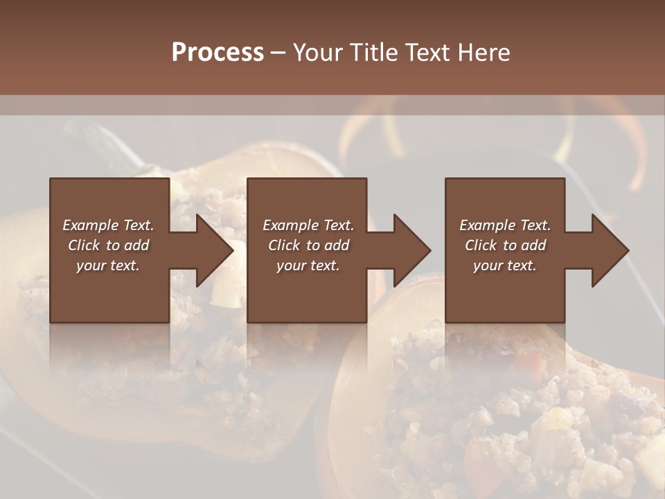 Quinoa Squash Stuffed PowerPoint Template