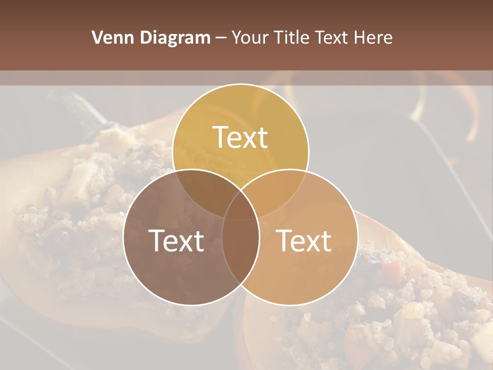 Quinoa Squash Stuffed PowerPoint Template