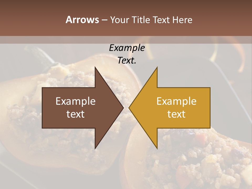 Quinoa Squash Stuffed PowerPoint Template