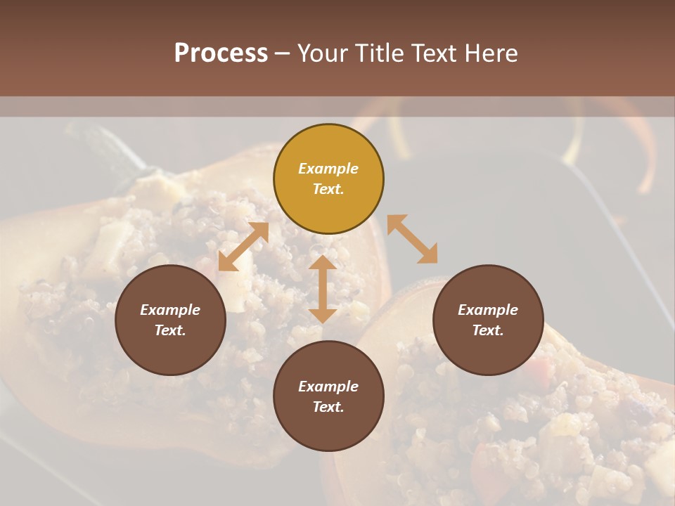 Quinoa Squash Stuffed PowerPoint Template