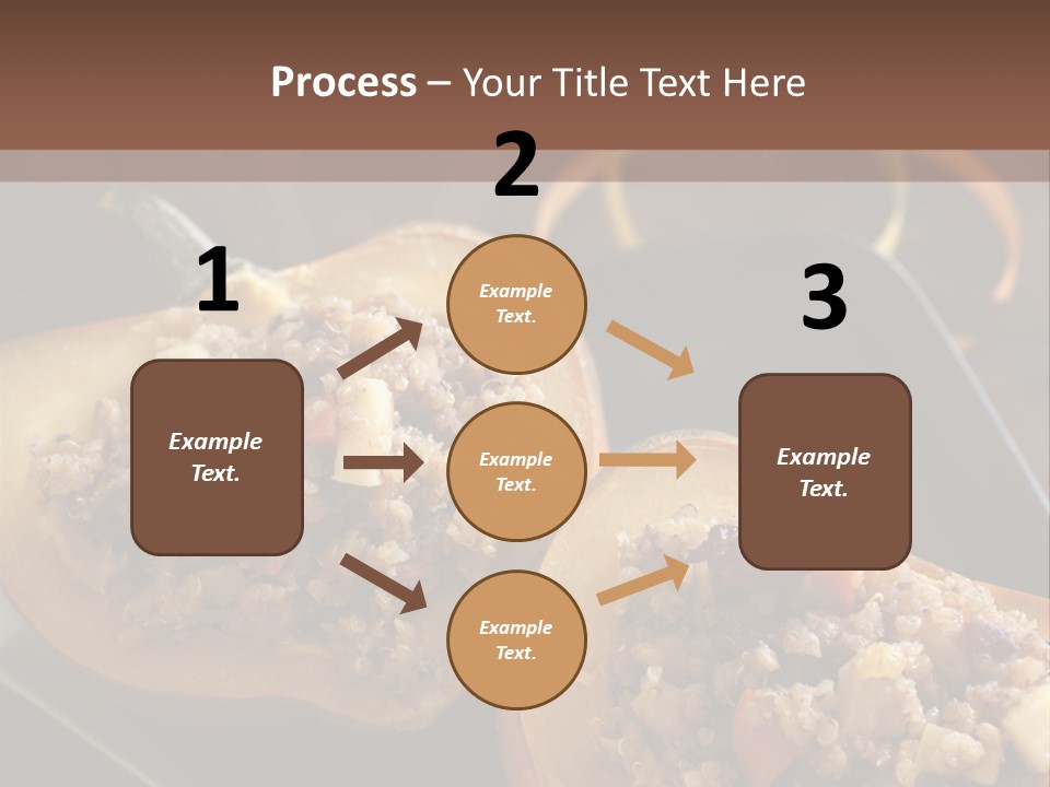 Quinoa Squash Stuffed PowerPoint Template