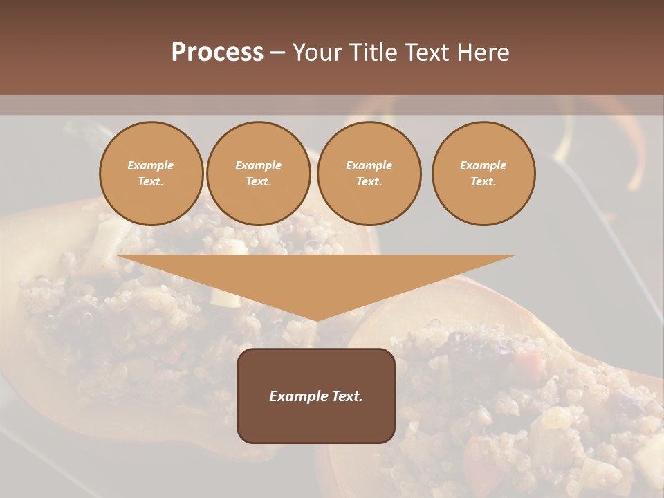 Quinoa Squash Stuffed PowerPoint Template