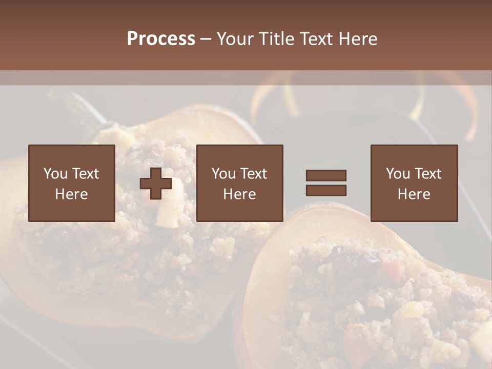 Quinoa Squash Stuffed PowerPoint Template