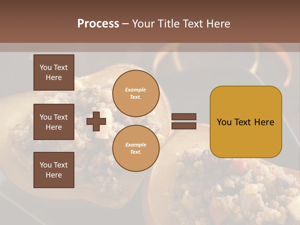 Quinoa Squash Stuffed PowerPoint Template