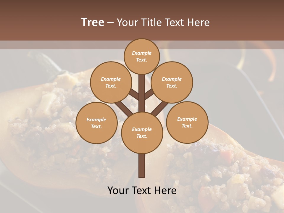Quinoa Squash Stuffed PowerPoint Template