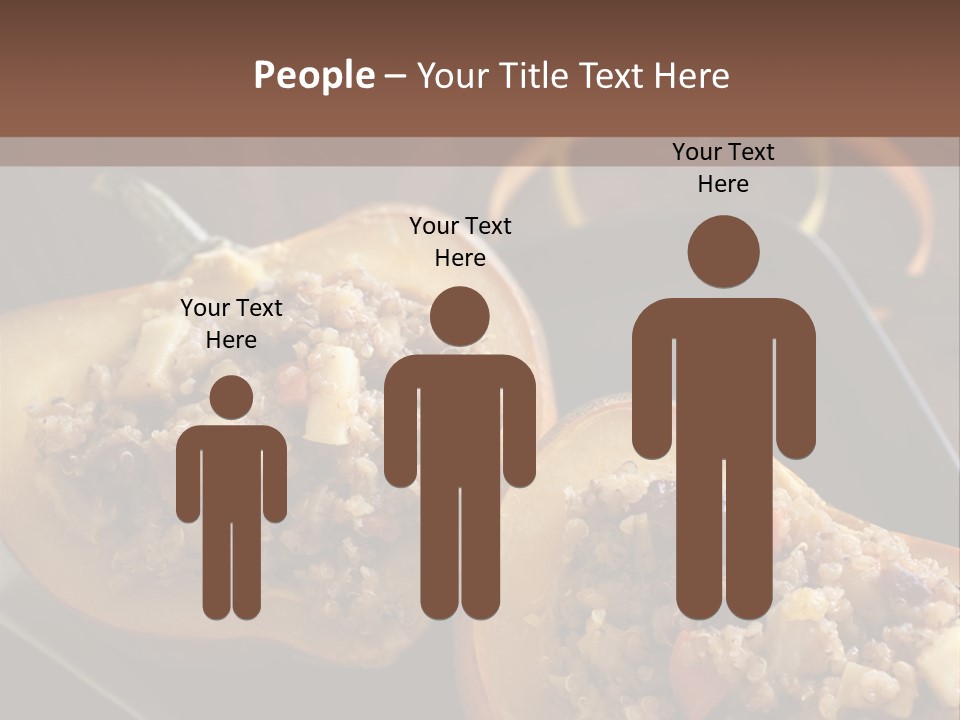 Quinoa Squash Stuffed PowerPoint Template