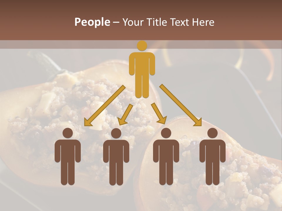Quinoa Squash Stuffed PowerPoint Template