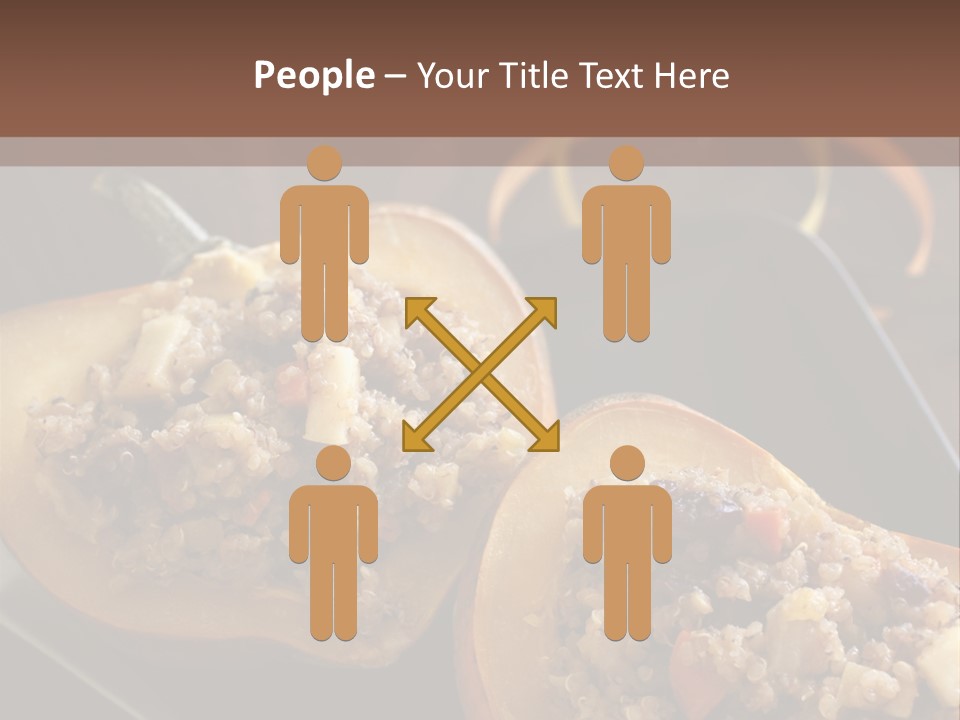 Quinoa Squash Stuffed PowerPoint Template
