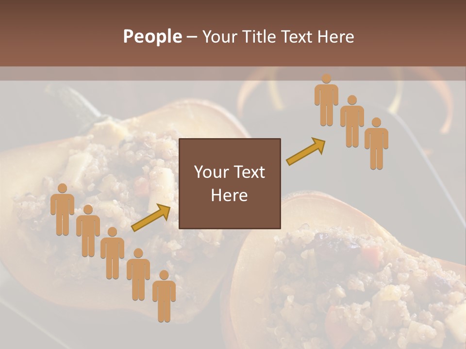 Quinoa Squash Stuffed PowerPoint Template