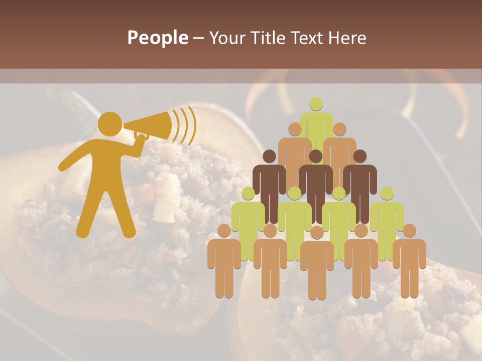Quinoa Squash Stuffed PowerPoint Template