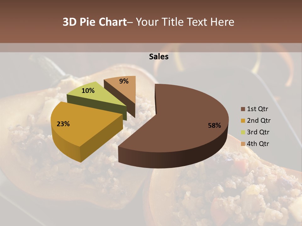 Quinoa Squash Stuffed PowerPoint Template